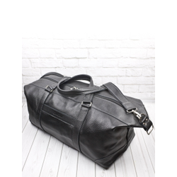 Кожаная дорожная сумка Avellino black (арт. 4039-01)