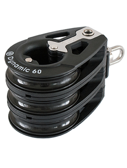 ТРЕХШКИВНЫЙ ВЕРТЛЮЖНЫЙ ШАРИКОПОДШИПНИКОВЫЙ БЛОК ALLEN BROTHERS DYNAMIC ALLEN  A2064, 5-12 ММ, 600-1250 кг, D 60