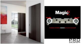 Купить Раздвижная система для двери Terno Scorrevoli Magic 2 80-110 см ...