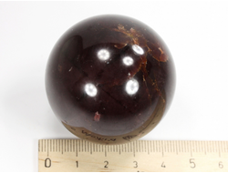 Шар Гранат Альмандин, Индия (45 мм, 188 г) №35929