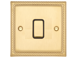 Переключатель 1-клавишный T&J Electric Colossal Matt Brass