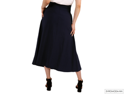 Юбка синяя льняная Linea Cinque 43/33923