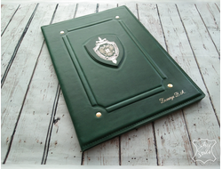 кожаная папка, папка на заказ, папка с гербом, папка на подпись, папка для документов, папка из кожи