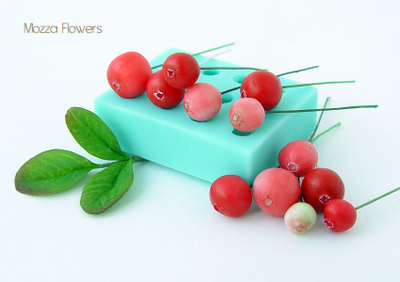 "Брусника" силиконовый молд