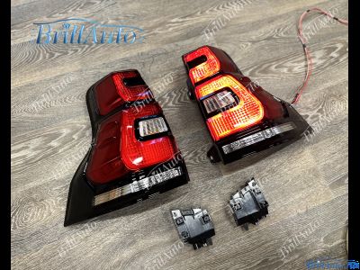 Стопы Toyota Land Cruiser Prado 150 2018+ красные светодиодные