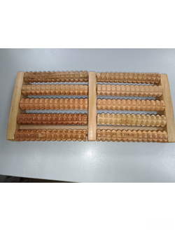 Массажер для ног (дерево) 5 рядов