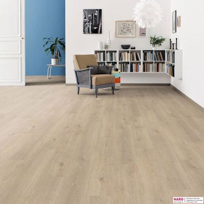 Ламинат Haro Tritty 100 Дуб Контура Каменно-Серый 538696 32 класс толщина 8 мм с фаской 1.98 м2