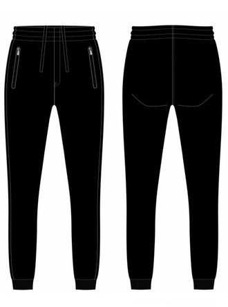 Спортивные брюки мужские ( 21SBM-780M) (зауженные, с манжетами)
