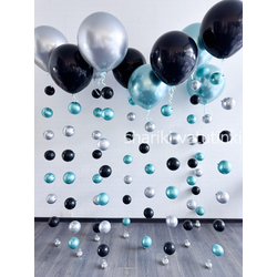 Шары цепочки с пузырями (9 шт) , "Стильный тиффани"