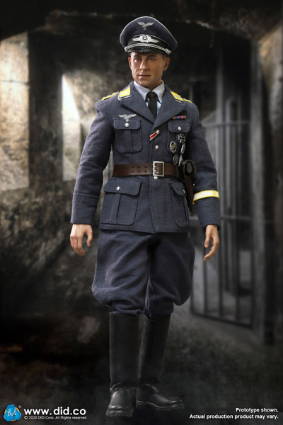 Капитан Люфтваффе - Коллекционная ФИГУРКА 1/6 scale WWII German Luftwaffe Captain – Willi (D80147) - DID