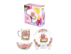 Набор посуды для завтрака "Милая Лама"