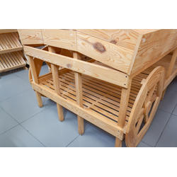 (НАТ-19) Островное оборудование "NATURE" Стеллаж тележка