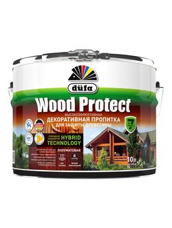 Пропитка декоративная для защиты древесины Dufa Wood Protect