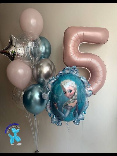 Сет шаров в тематике холодное сердце №4