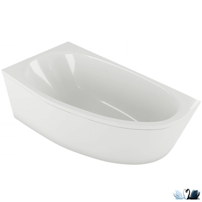 Ванна Aquatek Дива 150x90 см DIV150-0000001, акриловая, левая асимметричной формы