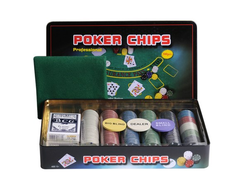 Набор для покера "Holdem Light" на 300 фишек с номиналом