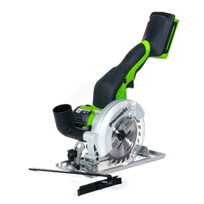 Циркулярная мини пила аккумуляторная Greenworks G24MCS 24V