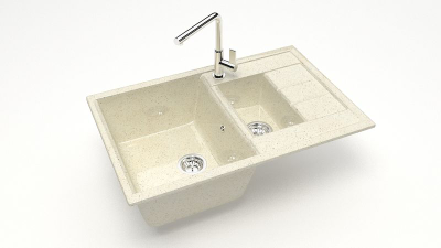 Мойка Блонди  Z210 Granit  MARRBAXX (в комплекте: фреза, двойной сифон, герметик)