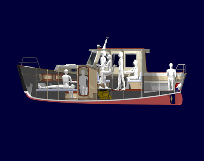 катер краб 800