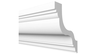 Потолочный плинтус DECOR-DIZAYN DD30, из дюрополимера, под покраску, ударопрочный, 2 метра