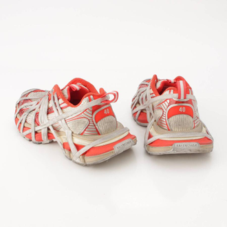 Balenciaga 3XL Extreme Lace Sneaker Worn-Out Orange Beige