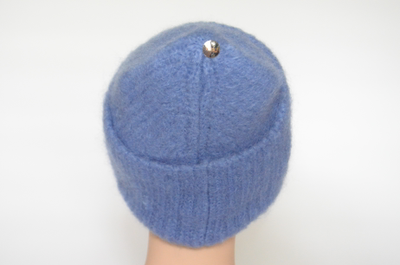 Вицио голубая итальянская шапка фото