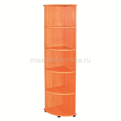 КМ258 Стеллаж угловой №10. Размер: 340х1900х340.