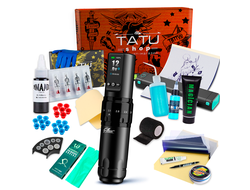 Тату набор c беспроводной машинкой Tattoo Kit - EZ Filter X30