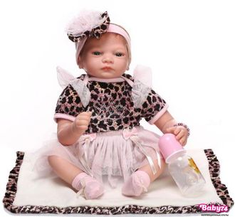 Кукла реборн — девочка "Стелла" 55 см