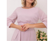 Длинное выходное платье Арт. 15318-1514 (Цвет мягкий розовый) Размеры 48-60