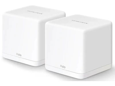 Бесшовный Mesh роутер MERCUSYS Halo H30G(2-pack) Белый