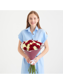 Микс из 25 роз