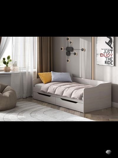 КР 1 Кровать Ясень Анкор Светлый (без основания)