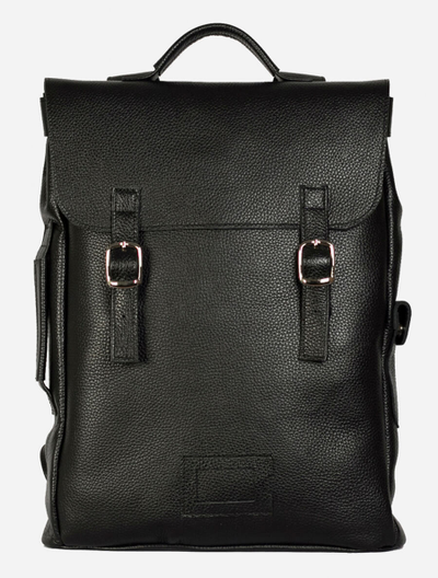 Рюкзак Kokosina Большой Черный из натуральной кожи