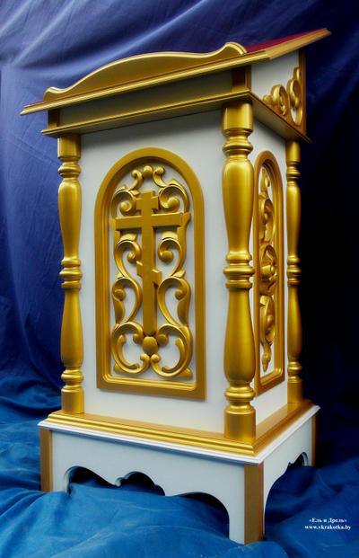 Резной аналой с бархатом, Великая Кракотка