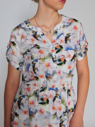 Платье: 473-0523 цветы