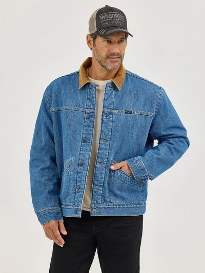 Куртка Wrangler® Straight Yoke Sherpa Lined Denim Jacket