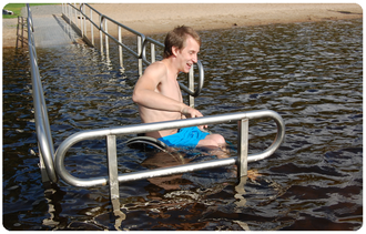 Пандус для купания (пандус для входа в воду)