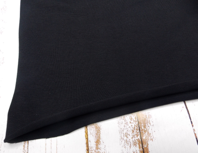 Трикотаж кулирная гладь пенье 190 гр/м2 цвет черный