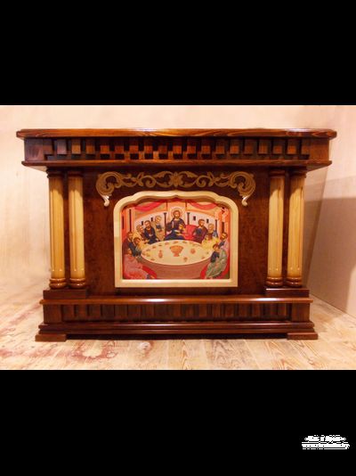 Деревянная риза на престол, деревня Ячно, Польша