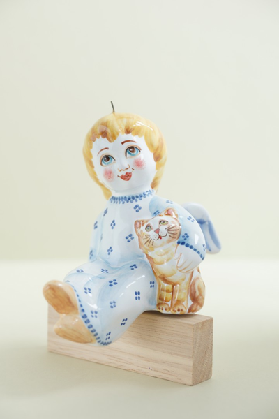 Ангел с котёнком