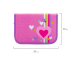 Пенал TIGER FAMILY 1 отделение, 1 откидная планка, ткань, "Pink Amour", 20х14х4 см, 228888, TGNQ-041C1E