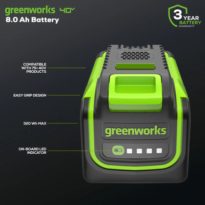 Аккумулятор Greenworks G40B8 8 Ач
