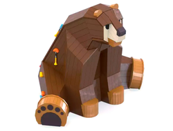 3230.2.1 Арт-объект «Бурый медведь» тип-2