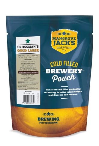 Солодовый экстракт Mangrove Jack's Traditional Series "Crossman's Gold Lager", 1,8 кг