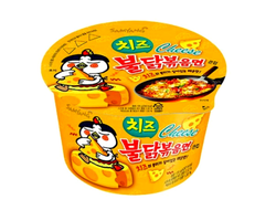 Корейская Лапша Hot Chicken Big Bowl Cheese со вкусом курицы и сыра 105 гр.