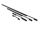 Ручка-скоба MB, 128 мм (общая длина 158 мм), черный матовый
