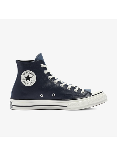 Кожаные кеды Converse Chuck Taylor 70 синие высокие 169581C фото