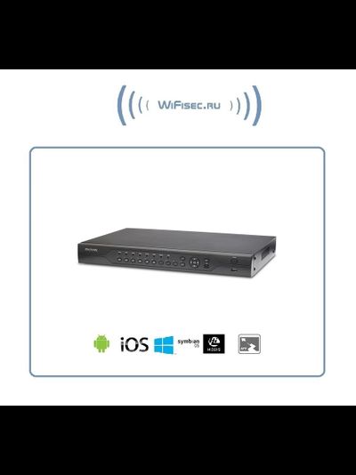 32-канальный IP-видеорегистратор на 2 жёстких диска HDD - 2 SATA (до 10 ТБ). 8x5M/16x3M/32x1080p IP камер
