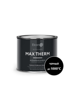 Эмаль термостойкая Elcon черная 0.4 кг (до 1000ºС)